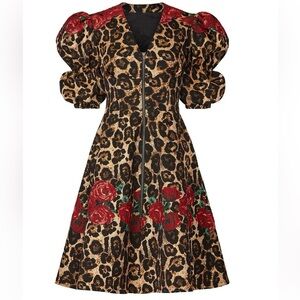 AUTUMN ADEIGBO Cheetah Shayla Dress